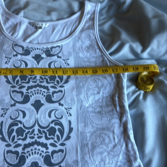 Cabi white and gray tank top #953 - Picture 7 of 7